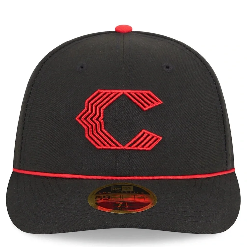Cincinnati Reds Fitted Hat (7 1/4) - Picture 2 of 4